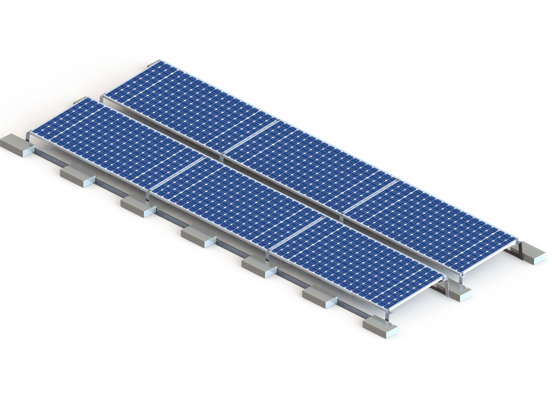 Solar Flat Roof Compactflat Bracket System